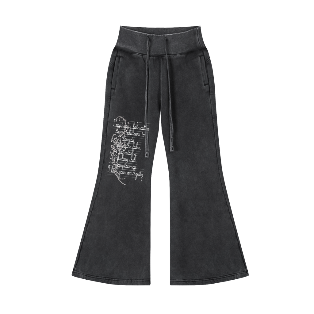 "Scripture" fleece pants