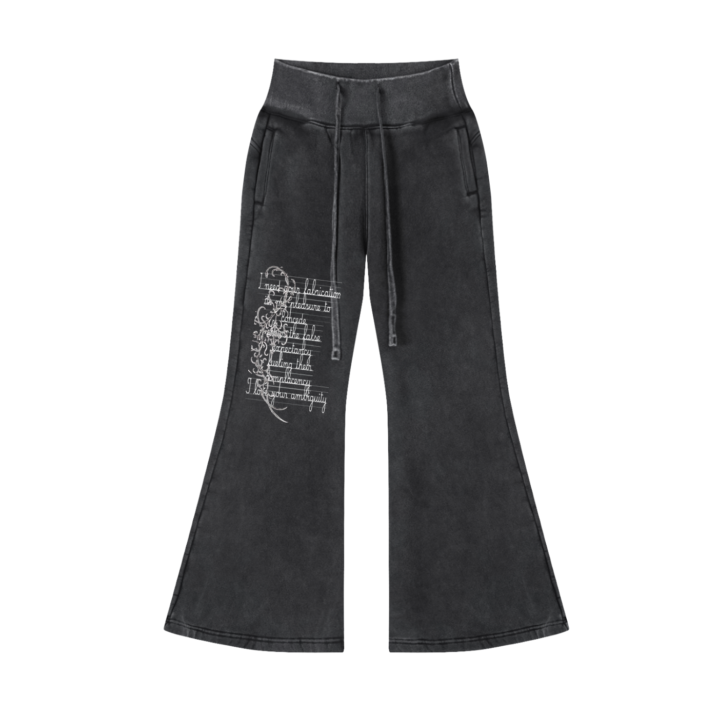 "Scripture" fleece pants