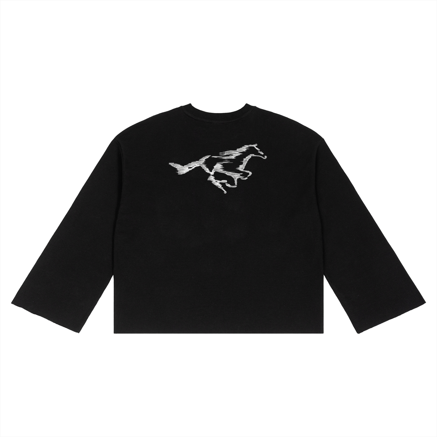"Scripture" waffle knit longsleeve