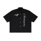 "Ambiguity" boxy stripe shirt