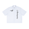 "Ambiguity" boxy stripe shirt