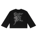 "Scripture" waffle knit longsleeve