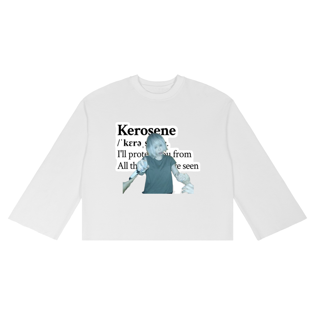 "Kerosene" waffle knit longsleeve