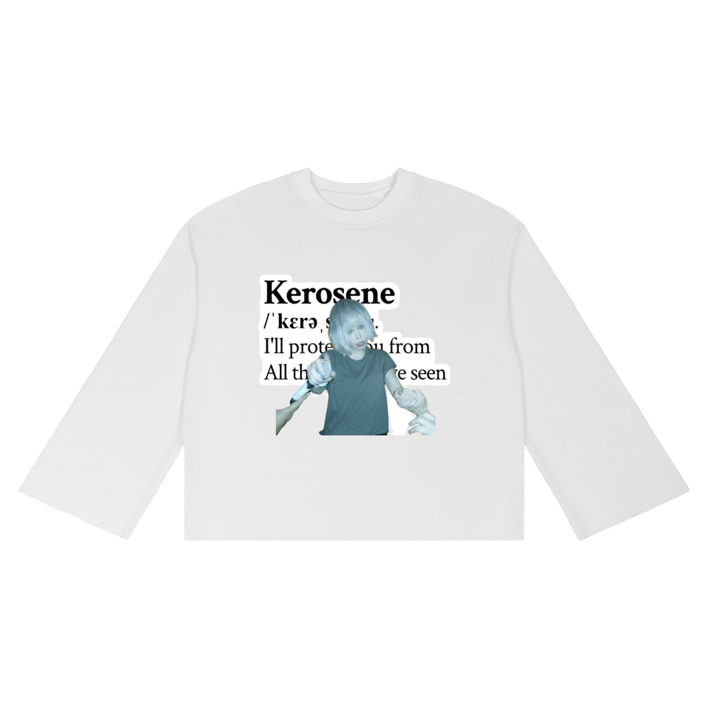 "Kerosene" waffle knit longsleeve