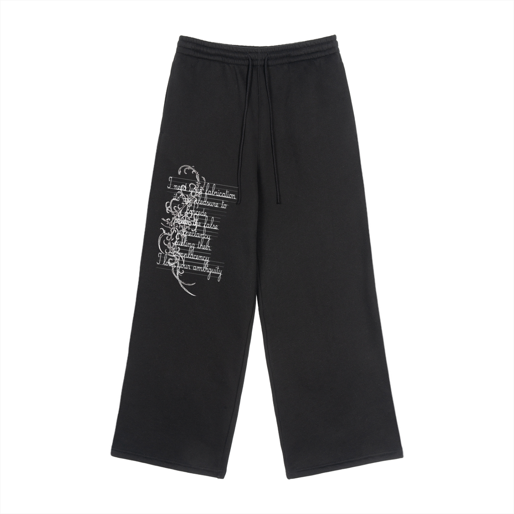 "Scripture" fleece sweatpants