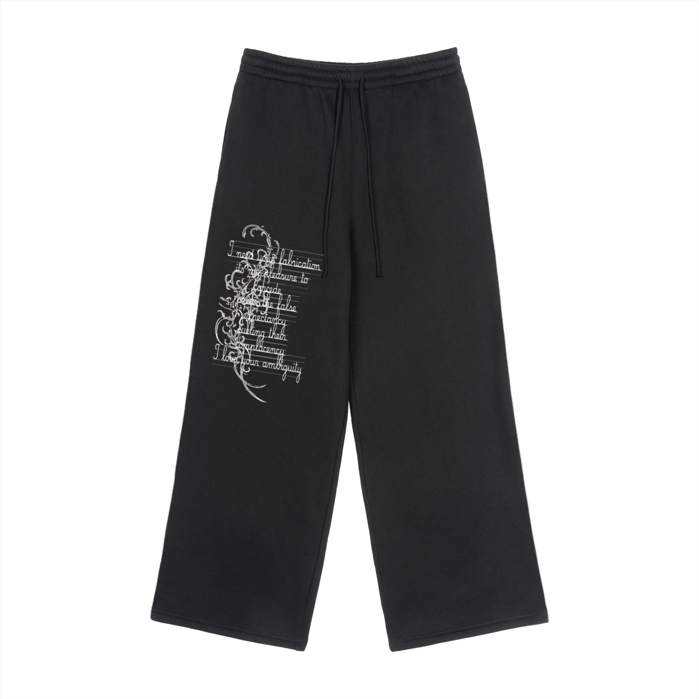 "Scripture" fleece sweatpants